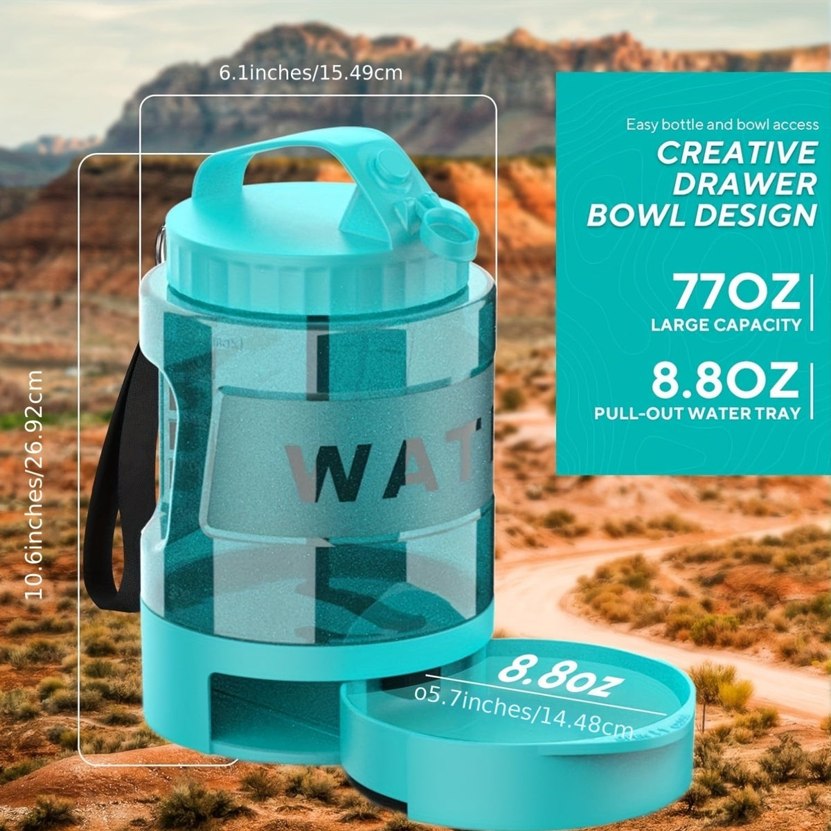 Dog Travel Water Dispenser Bottle