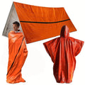 Outdoor Survival Camping Tent & Blanket Set (4 pcs)