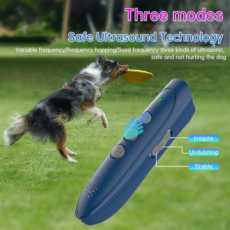 Anti-Bark Dog Repellent Device with Ultrasonic Rechargeable
