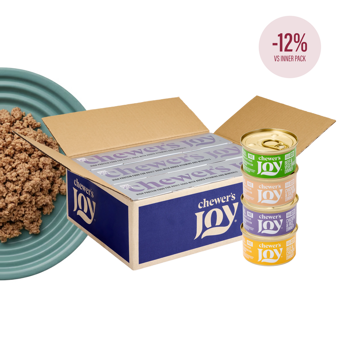 Variety Pack Dinner for Dogs – 4 Flavors