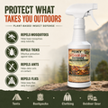 PESKY® Outdoor Gear Defense Spray | Botanical Formula for Tents, Clothing & Equipment | Helps Deter Mosquitoes, No-See-Ums & Biting Insects