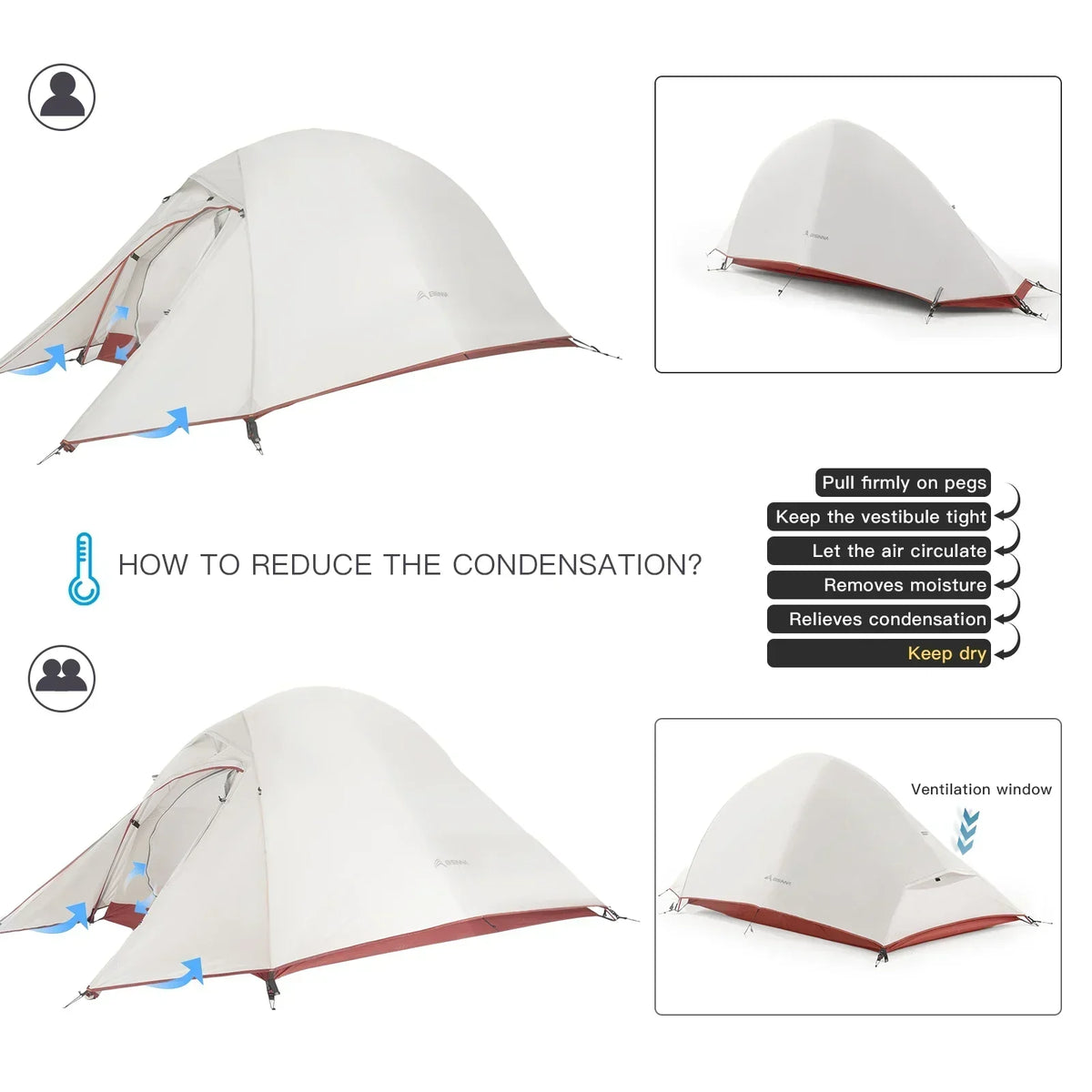 Ultralight Camping Tent Backpack Tent