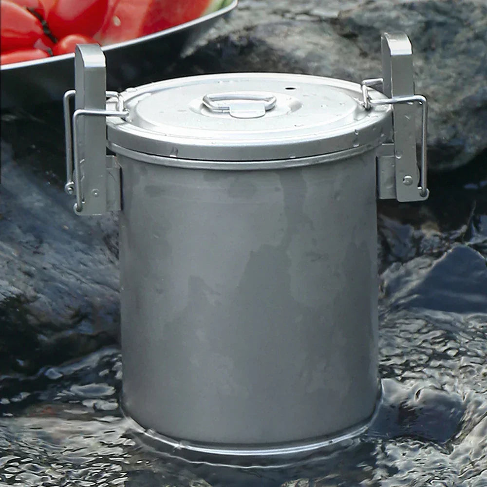 Camping Stainless Steel Cookware Pot