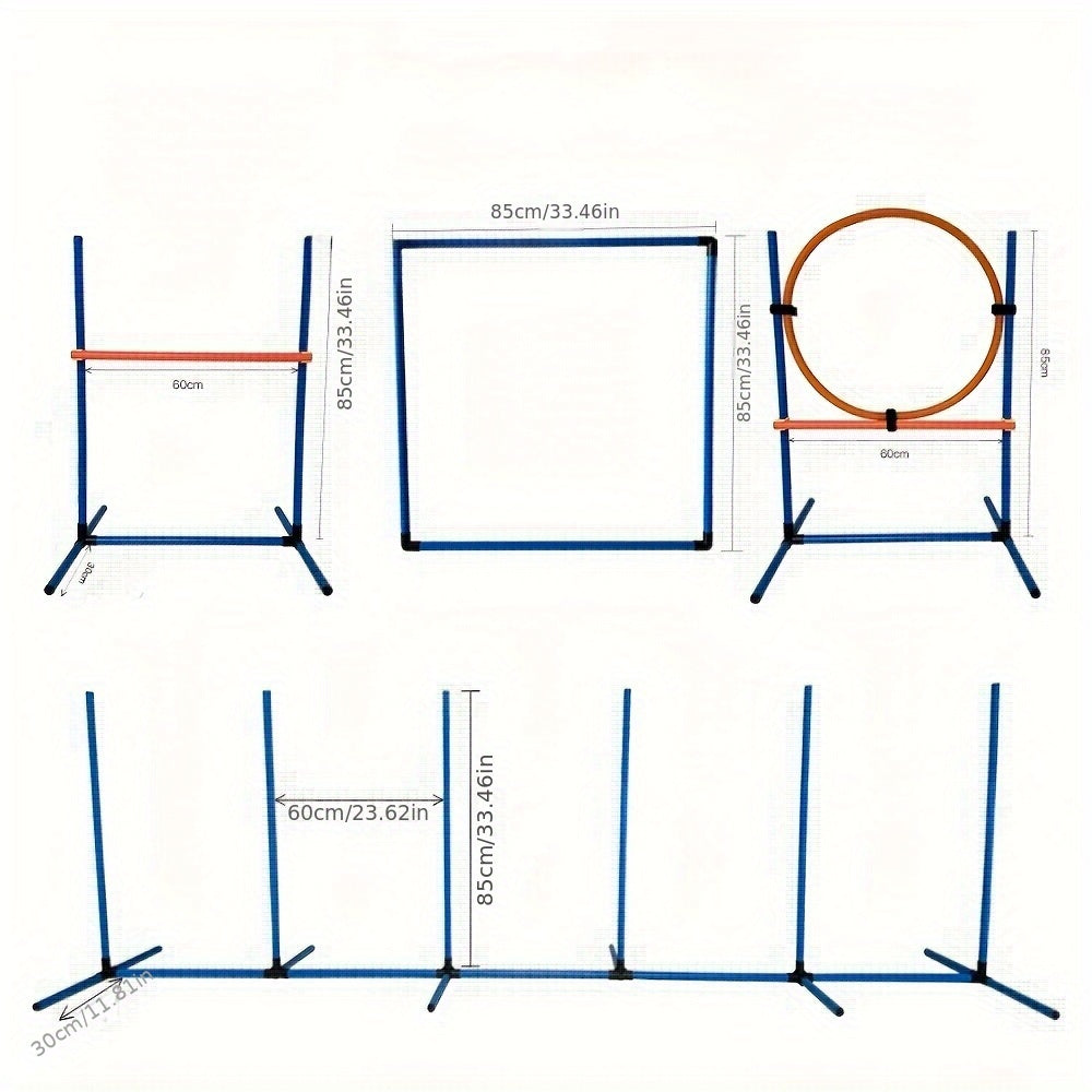 Dog Agility Training Set for Home & Pro Use