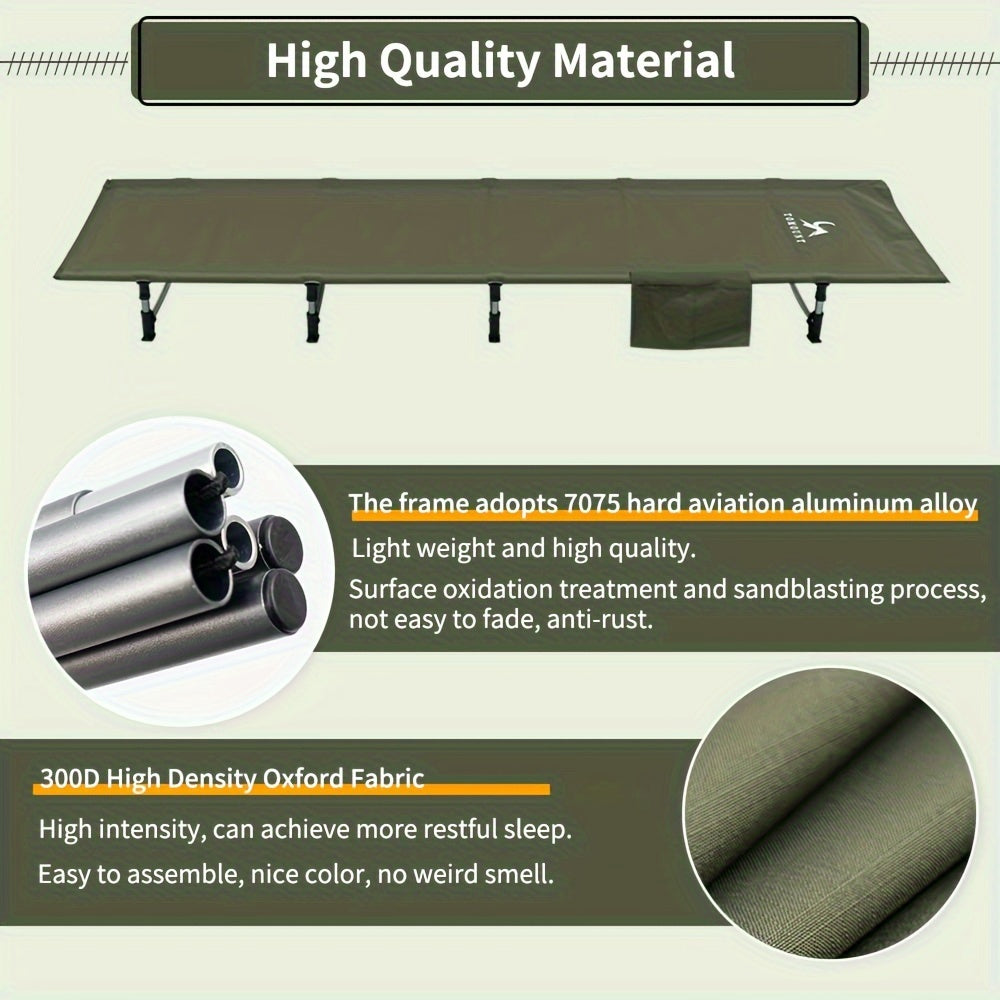Camping Cot Heavy Duty Portable Bed