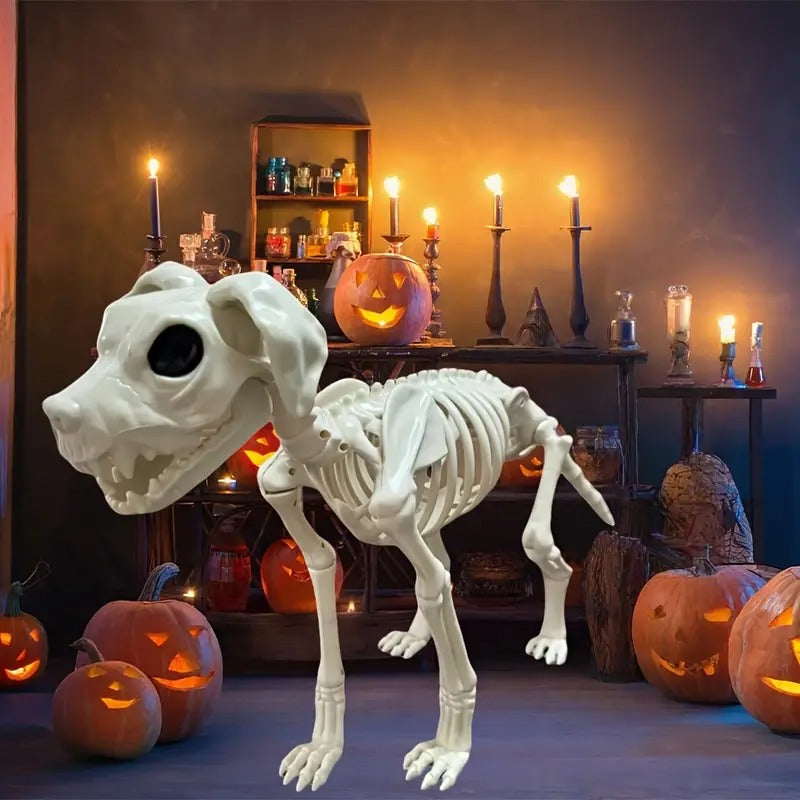 NNETM Halloween Dog Skeleton Outdoor Decoration