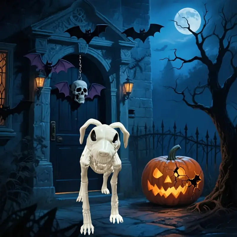 NNETM Halloween Dog Skeleton Outdoor Decoration