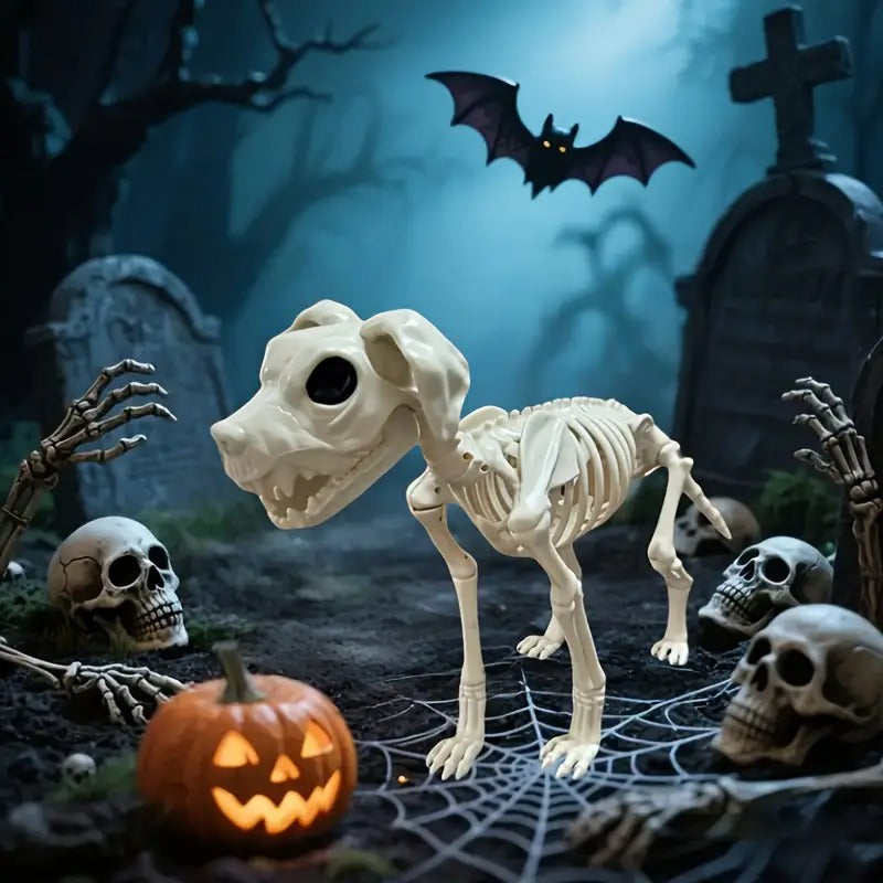 NNETM Halloween Dog Skeleton Outdoor Decoration